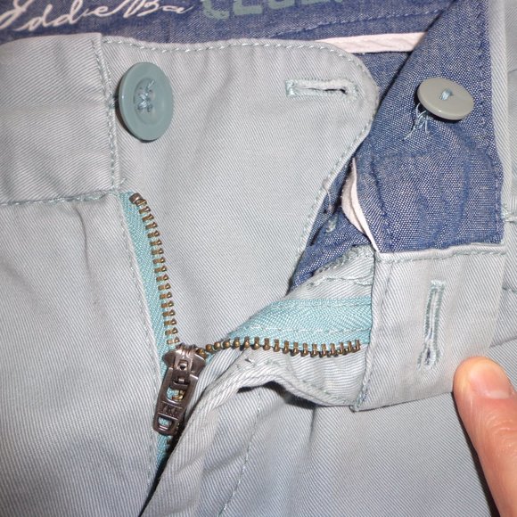 Eddie Bauer Capris P4 Zip Closure Pockets Stone Blue - Picture 2 of 15